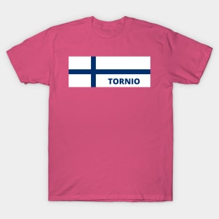 Tornio City in Finnish Flag T-Shirt